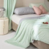 Wholesale of A-class ice cream cool-feeling silk summer cool quilts, solid-color air-conditioned quilts, machine-washable summer ice silk thin quilts Application Scenario